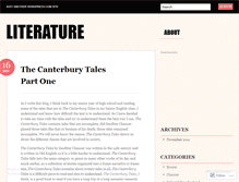 Tablet Screenshot of literaturemizerek.wordpress.com