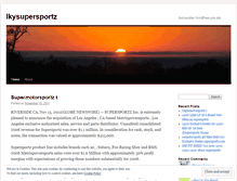 Tablet Screenshot of lkysupersportz.wordpress.com