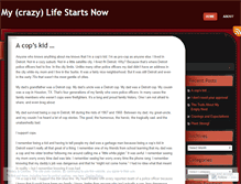 Tablet Screenshot of crazylifestartsnow.wordpress.com