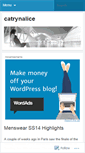Mobile Screenshot of catrynalice.wordpress.com