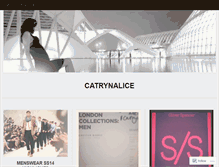 Tablet Screenshot of catrynalice.wordpress.com