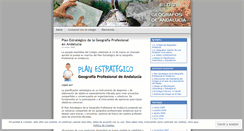 Desktop Screenshot of geografosdeandalucia.wordpress.com