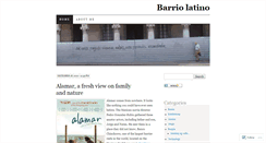 Desktop Screenshot of barriolatino.wordpress.com