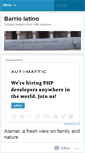 Mobile Screenshot of barriolatino.wordpress.com