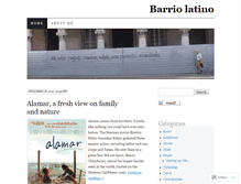 Tablet Screenshot of barriolatino.wordpress.com