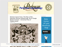 Tablet Screenshot of parkmangenealogy.wordpress.com