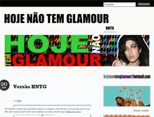 Tablet Screenshot of hojenaotemglamour.wordpress.com