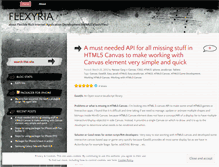 Tablet Screenshot of flexyria.wordpress.com