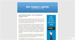 Desktop Screenshot of bfsfinancelimited.wordpress.com