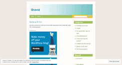 Desktop Screenshot of graviditet.wordpress.com