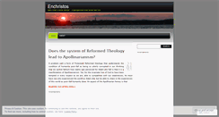 Desktop Screenshot of enchristos.wordpress.com