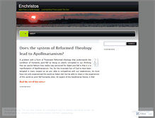 Tablet Screenshot of enchristos.wordpress.com