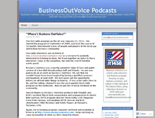 Tablet Screenshot of businessoutvoice.wordpress.com