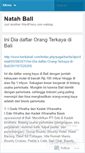 Mobile Screenshot of natahbali.wordpress.com