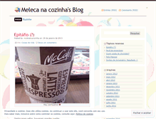 Tablet Screenshot of melecanacozinha.wordpress.com