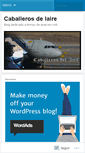 Mobile Screenshot of caballerosdelaire.wordpress.com