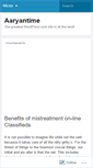 Mobile Screenshot of aaryantime.wordpress.com