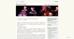 Desktop Screenshot of belettejazz.wordpress.com