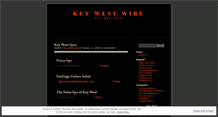 Desktop Screenshot of keywestwire.wordpress.com
