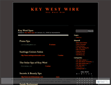 Tablet Screenshot of keywestwire.wordpress.com