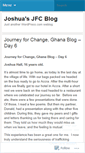 Mobile Screenshot of jfcjoshua.wordpress.com