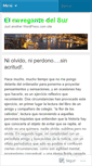 Mobile Screenshot of elnavegantedelsur.wordpress.com
