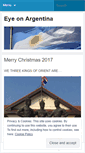 Mobile Screenshot of eyeonargentina.wordpress.com