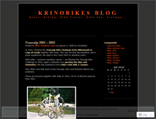 Tablet Screenshot of krinobikes.wordpress.com
