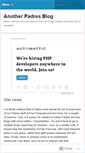 Mobile Screenshot of anotherpadresblog.wordpress.com