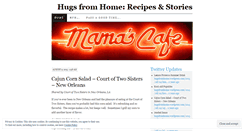 Desktop Screenshot of hugsfromhome.wordpress.com