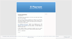 Desktop Screenshot of elplayroom.wordpress.com