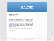 Tablet Screenshot of elplayroom.wordpress.com