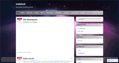 Desktop Screenshot of kadekadi.wordpress.com