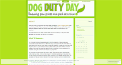 Desktop Screenshot of dogdutyday.wordpress.com