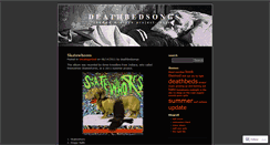 Desktop Screenshot of deathbedsongs.wordpress.com