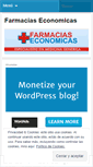 Mobile Screenshot of farmaciaseconomicas.wordpress.com