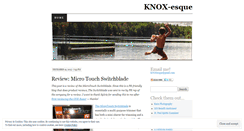 Desktop Screenshot of knoxesque.wordpress.com