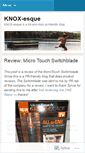 Mobile Screenshot of knoxesque.wordpress.com