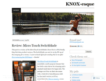 Tablet Screenshot of knoxesque.wordpress.com