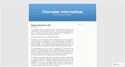 Desktop Screenshot of chorradasinformaticas.wordpress.com