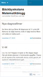 Mobile Screenshot of matematikbackby.wordpress.com