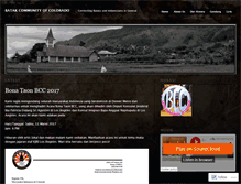Tablet Screenshot of batakcommunitycolorado.wordpress.com