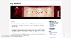 Desktop Screenshot of polesandblindsandbaywindows.wordpress.com