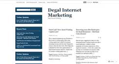 Desktop Screenshot of degalinternetmarketing.wordpress.com