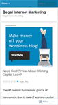 Mobile Screenshot of degalinternetmarketing.wordpress.com