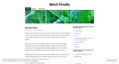 Desktop Screenshot of matchpenalty.wordpress.com