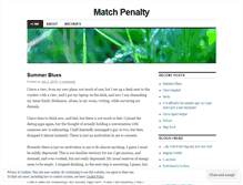 Tablet Screenshot of matchpenalty.wordpress.com