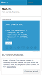 Mobile Screenshot of nubsl.wordpress.com