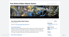 Desktop Screenshot of freeonlinehiddenobjectsgames.wordpress.com