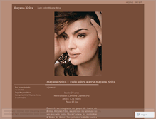 Tablet Screenshot of mayananeiva.wordpress.com
